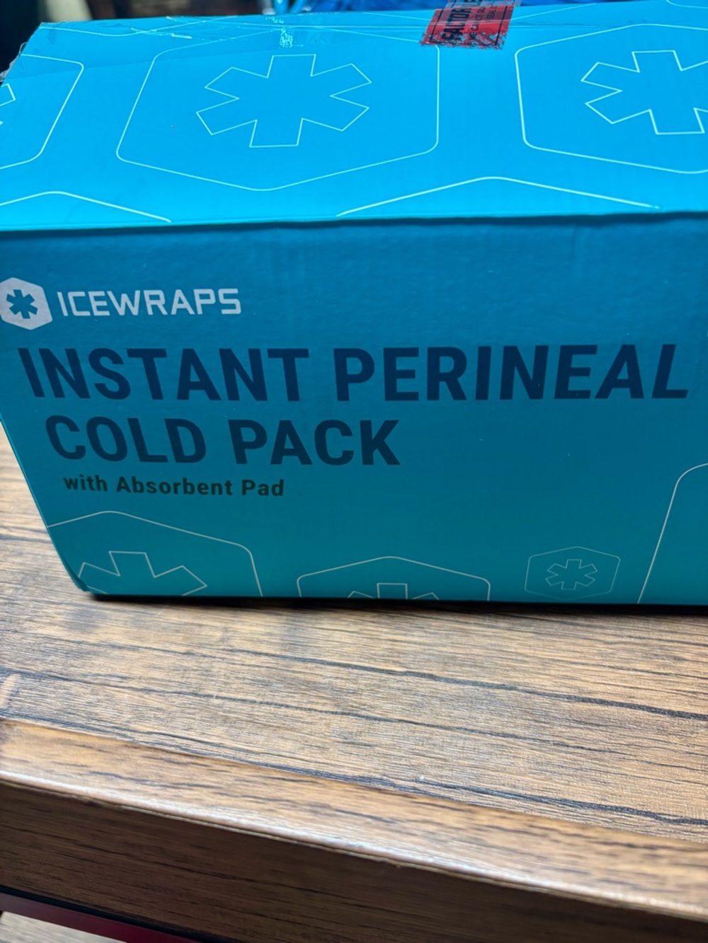 Perineal Cold Pack Pain Relief Pads - Blue/White Pack